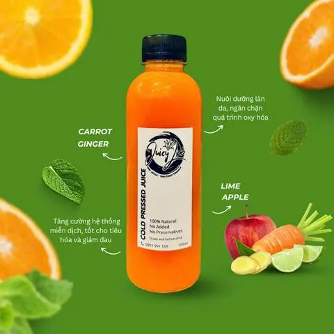 Hình ảnh G12 nước ép gừng - cà rốt - táo - chanh