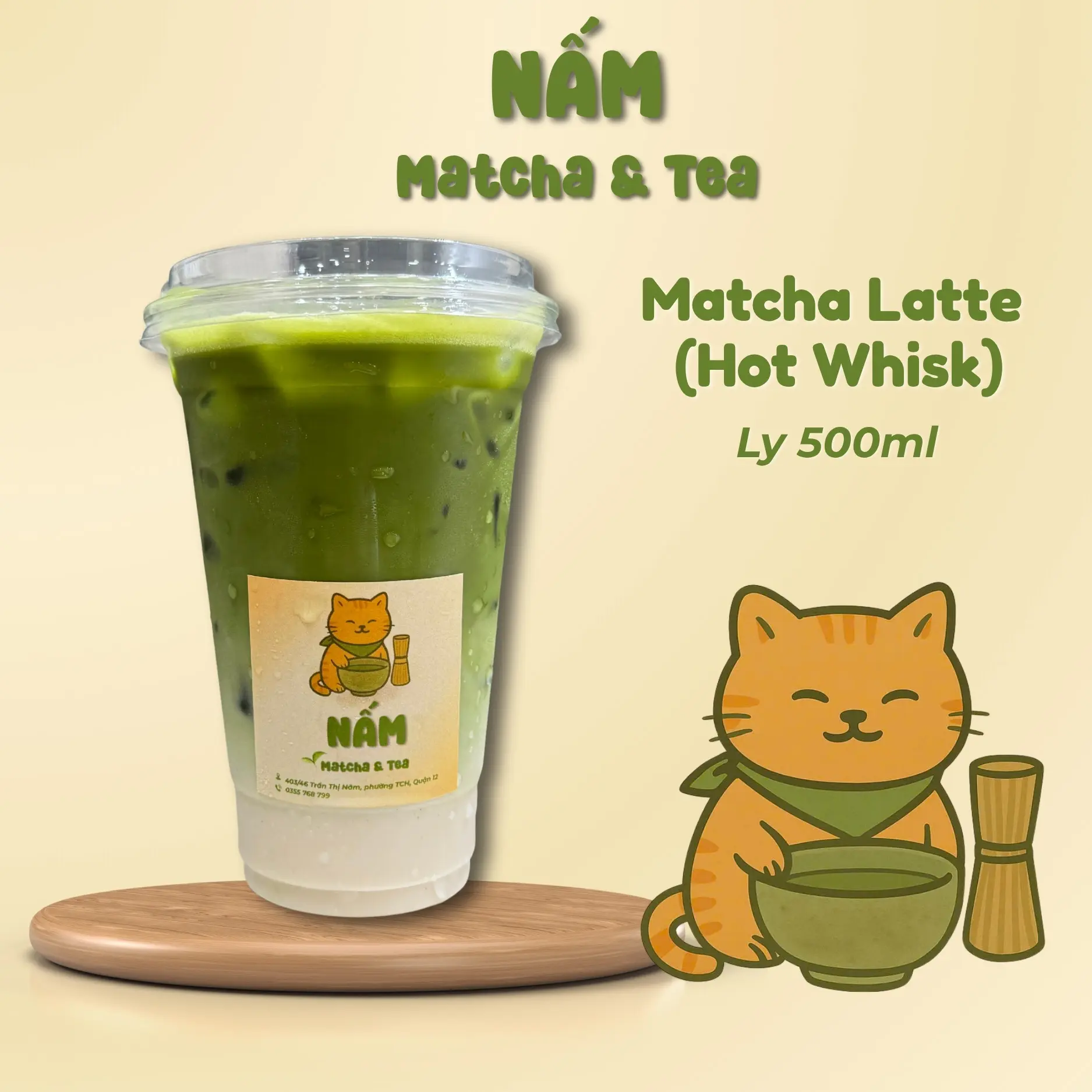 Hình ảnh Matcha Latte HotWhisk