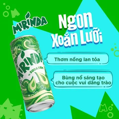 Hình ảnh Mirinda soda kem