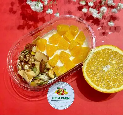 Hình ảnh (G4) Cam - sữa chua Hy Lạp - granola