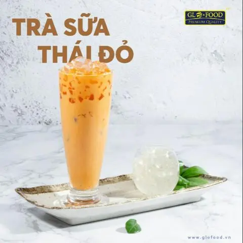 Hình ảnh Trà Sữa Thái Đỏ + Trân Châu Trắng 
