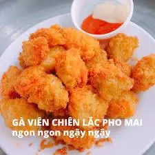 Hình ảnh Gà viên lắc phô mai