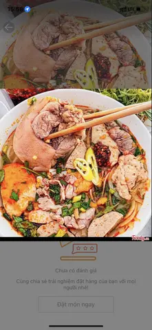 Hình ảnh Bún bò giò heo chả