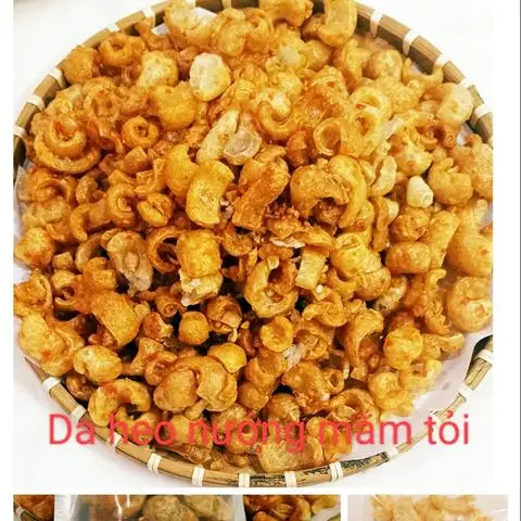 Hình ảnh Da heo nướng mắm tỏi