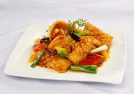 Hình ảnh Mực xào sate+cơm