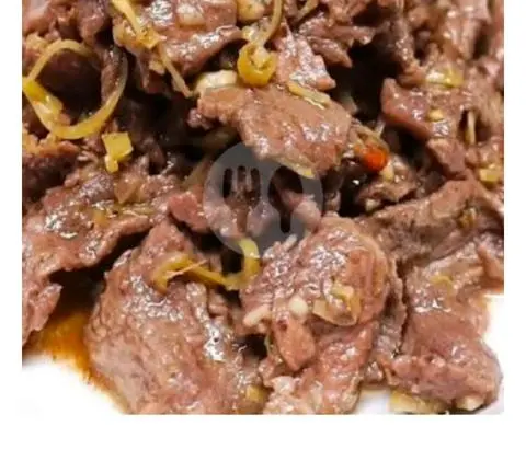 Hình ảnh Cơm thịt bò xào củ cải trắng
