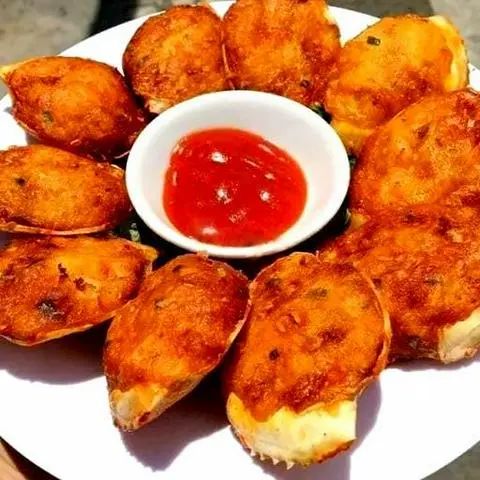 Hình ảnh 2 con ghẹ farci