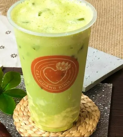 Hình ảnh Trà sữa matcha kem trứng