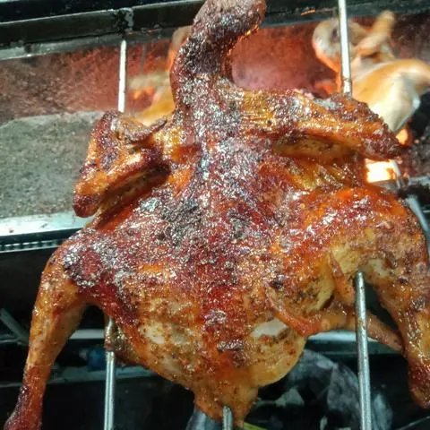 Hình ảnh gà nướng muối ớt 