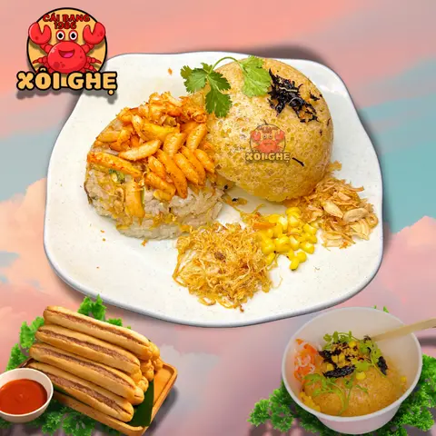 Hình ảnh Xôi Ghẹ Đặc Biệt + Bánh Mì Que Cay