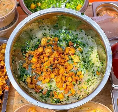Hình ảnh Bánh phơi sương trộn