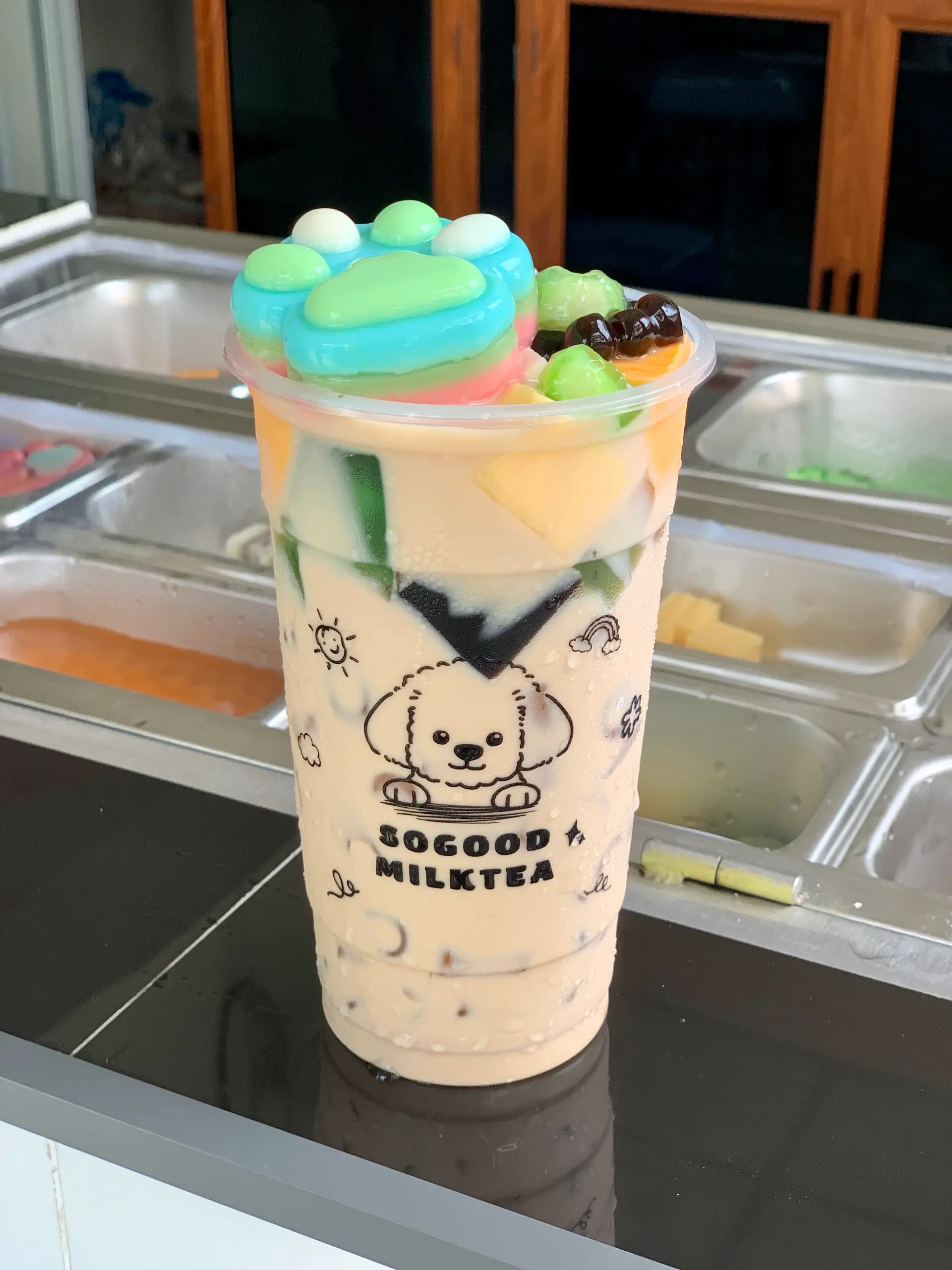 Hình ảnh Truyền thống full topping chân mèo