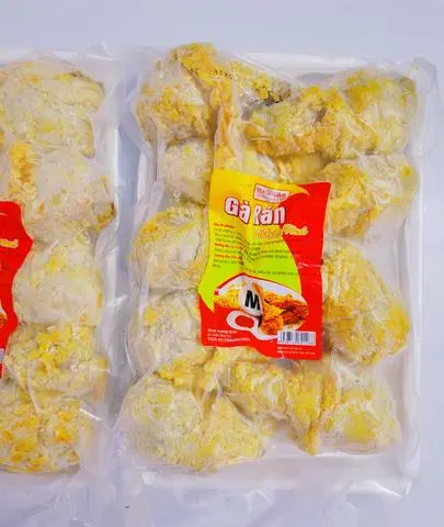 Hình ảnh Đùi Gà Rán 1kg (10 Đùi) Túi To, Gà Rán Giòn Từ Gà Tươi Như KFC, Ngon Chuẩn Vị