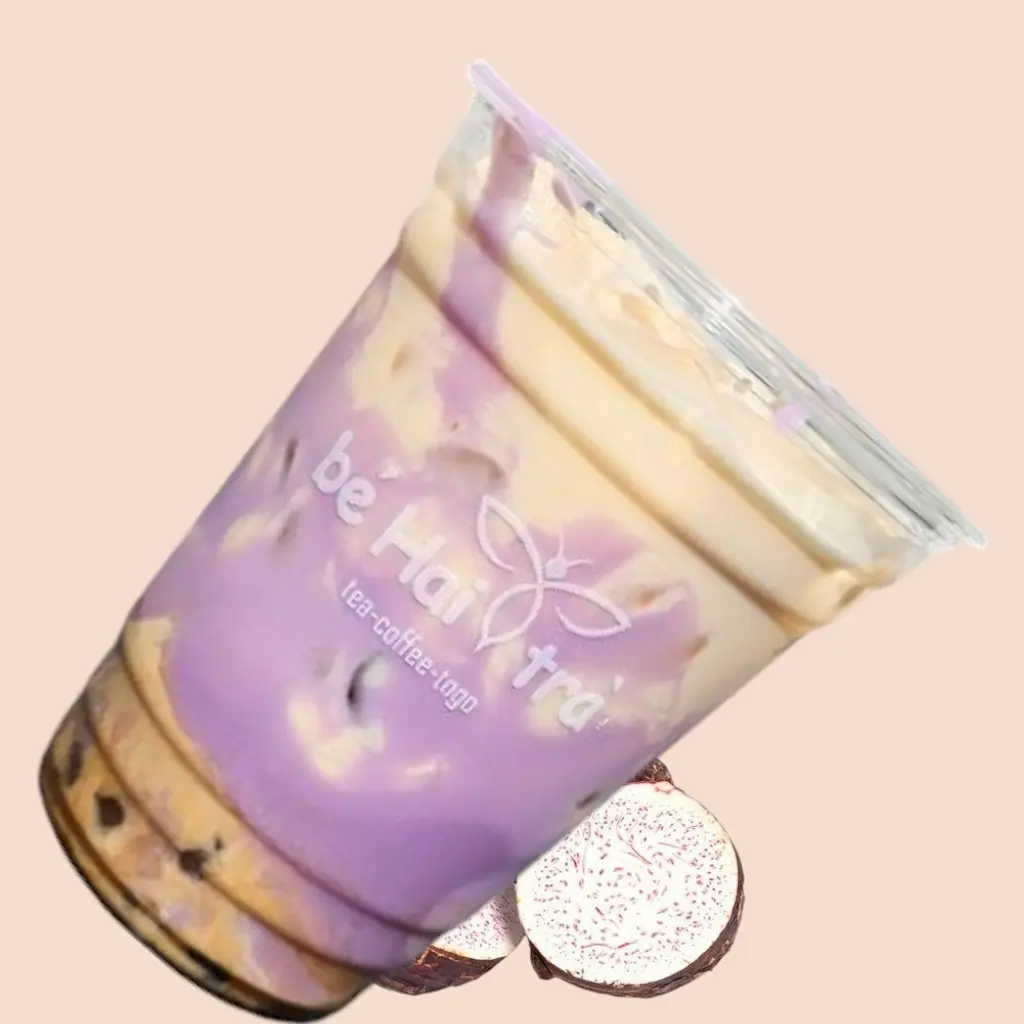 Hình ảnh Khoai Môn Latte Trân Châu Đường Đen (M)