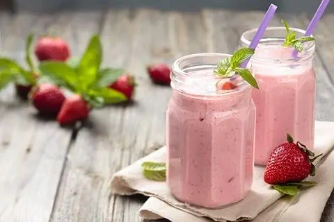 Hình ảnh Sinh Tố Dâu Tây Siêu Thơm Ngon 
