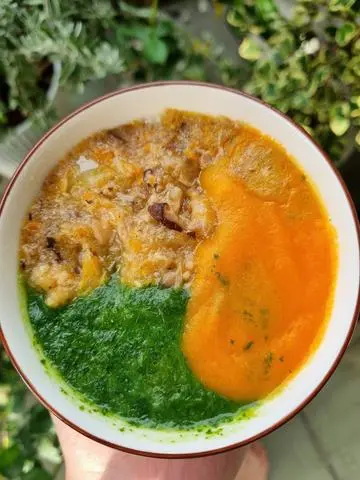 Hình ảnh Nui bò nấu rau củ