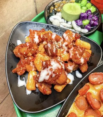 Hình ảnh Tokboki gà sốt mật ong