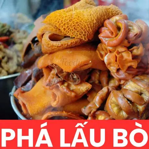 Hình ảnh PHÁ LẤU BÒ 1 Ký+ tặng 4 bánh mì