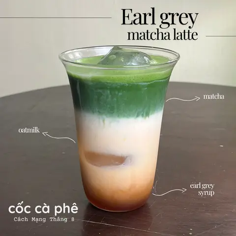 Hình ảnh Earl grey matcha latte