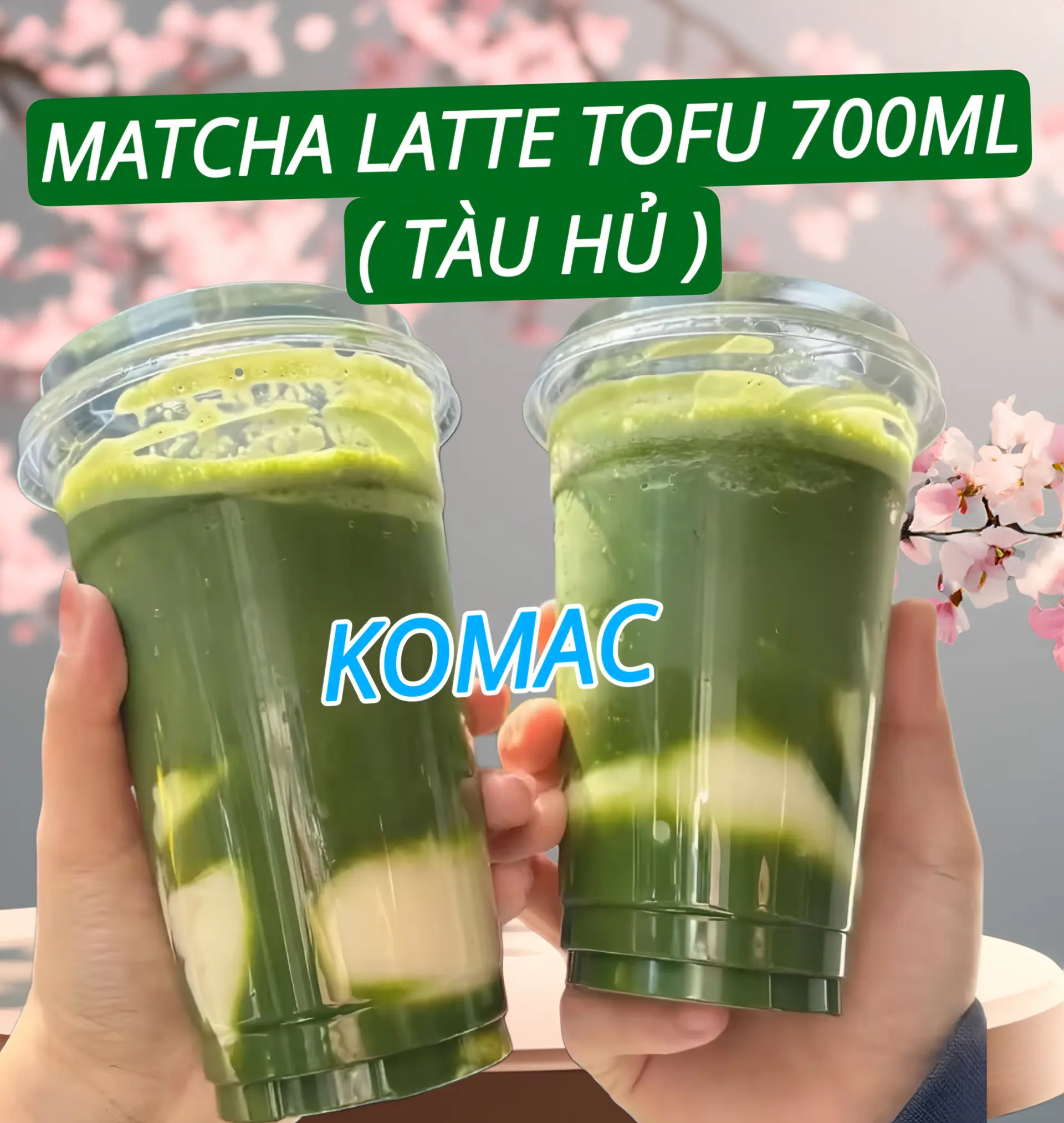 Hình ảnh Matcha Latte Tofu Tàu Hủ 700ML - KOMAC