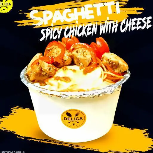 Hình ảnh [Best Seller] Mì Ý gà cay phô mai (Mì Ý / Macaroni) Hot Spicy Chicken Pasta With Mozzarella Cheese