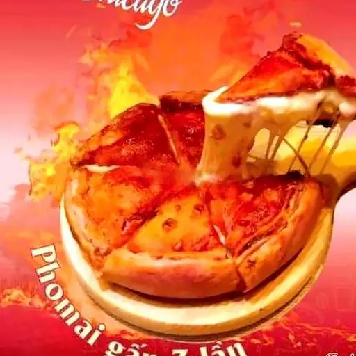 Hình ảnh Pizza Chicago xúc xích full cheese