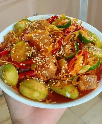 Hình ảnh Gân bò sốt Thái