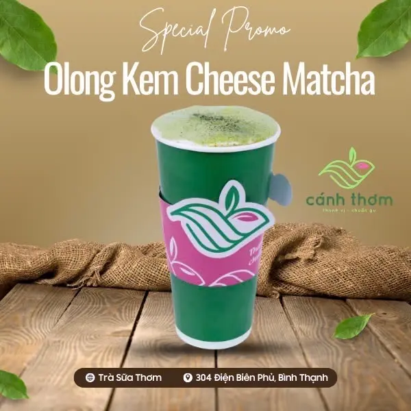 Hình ảnh Olong Kem Cheese Matcha