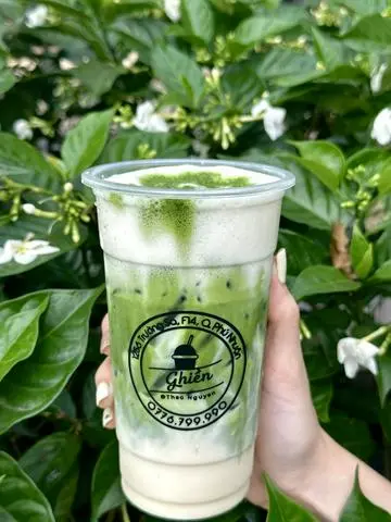 Hình ảnh Sữa tươi gấu matcha