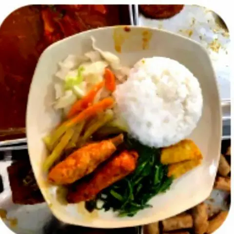 Hình ảnh Cơm đùi gà chay