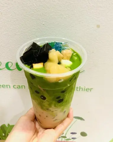 Hình ảnh Trà sữa truyền thống fulltopping 12-14 mix matcha