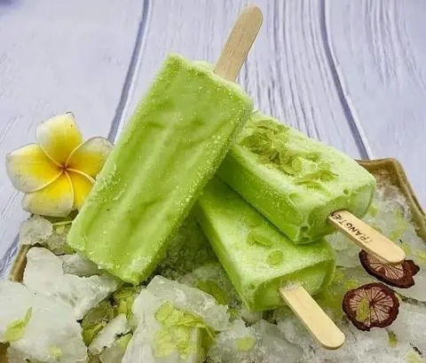 Hình ảnh kem Tràng Tiền  Vị cốm  1 hộp 10 quê 