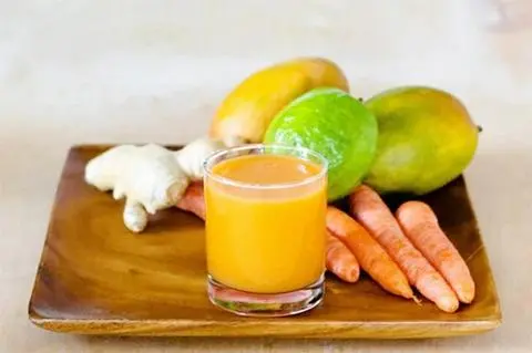 Hình ảnh Nước ép cà rốt táo ổi