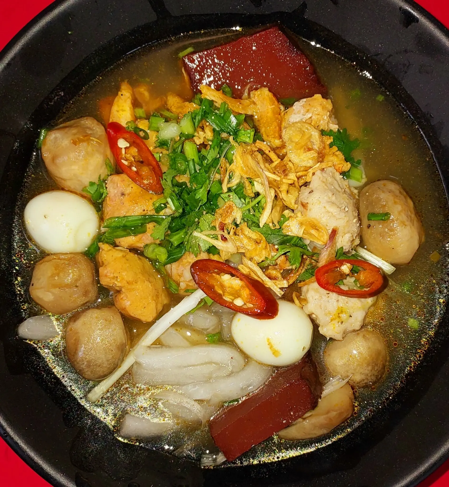 Hình ảnh Bánh canh cua - chả cua bột xắt Huế