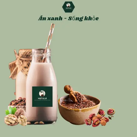 Hình ảnh Sữa Gạo Lức - Óc chó đỏ