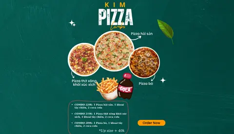 Hình ảnh Combo pizza hải sản