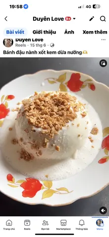 Hình ảnh bánh tàu hủ Singapore kem trứng dừa sấy