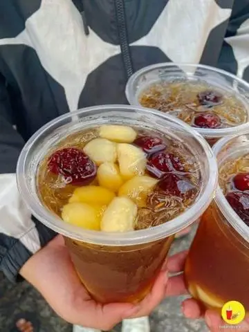 Hình ảnh Combo 5 ly sâm táo tàu củ năng được tặng 1 ly sâm vị khác