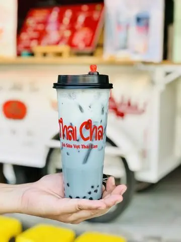 Hình ảnh Trà Sữa Thái Hoa Nhài Đậu Biếc - ชามะลิอัญชันนม - 700ml