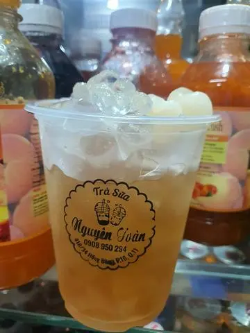 Hình ảnh trà mãng cầu tươi trân châu trắng ly 900ml