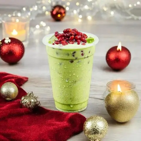 Hình ảnh Trà sữa matcha đậu đỏ