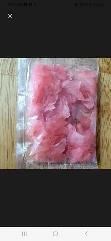 Hình ảnh gừng hồng nhật 1 gói 