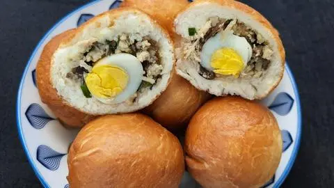 Hình ảnh 2 Bánh Bao Chiên 1 Trứng
