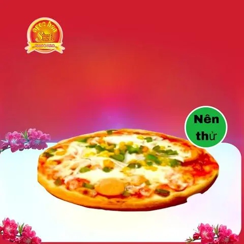 Hình ảnh Pizza Tôm Xúc Xích