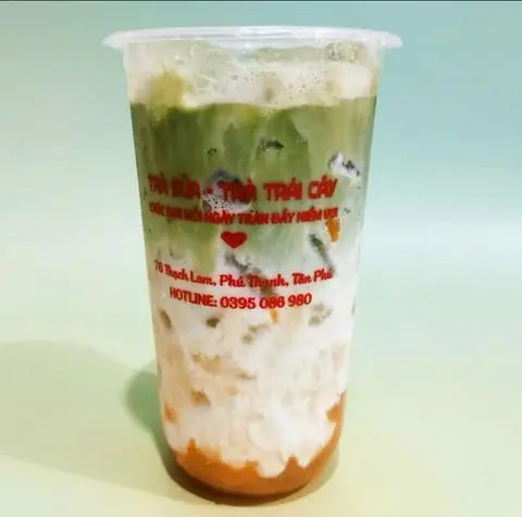 Hình ảnh Matcha Latte Đào