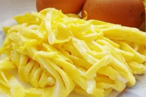 Hình ảnh Trứng Chiên Cắt Sợi