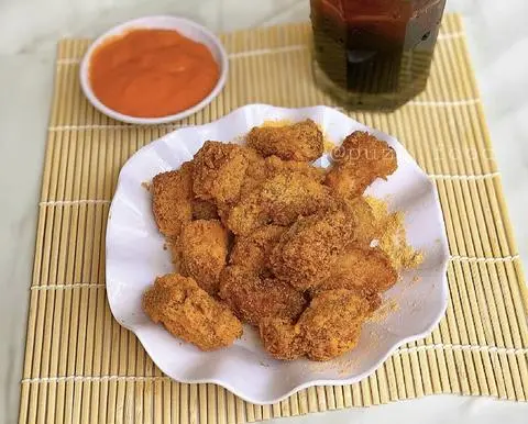Hình ảnh Gà viên lắc phô mai
