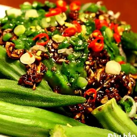 Hình ảnh Đậu bắp sốt hành