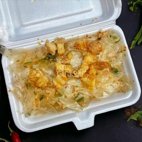 Hình ảnh Bánh tráng tóp mỡ tỏi phi