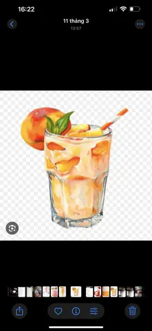 Hình ảnh latte đào 